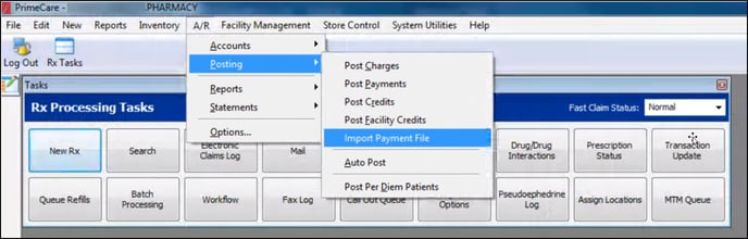 qs1 payment posting