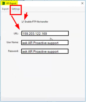 liberty vfi settings