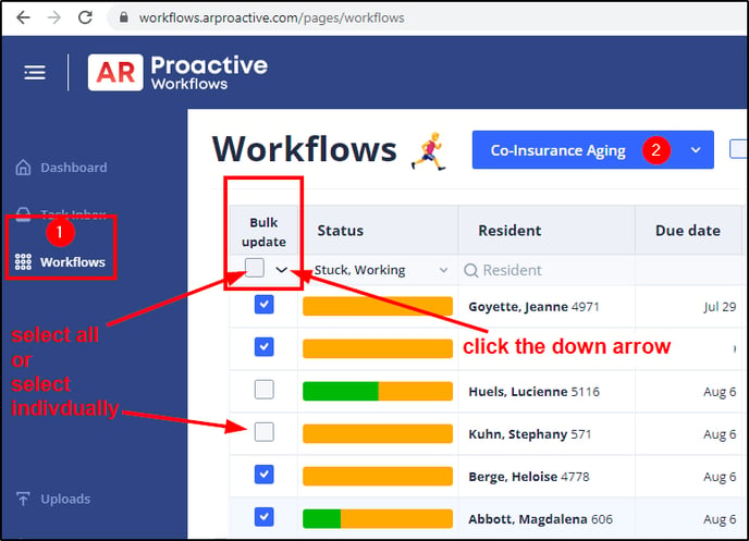 bulk update workflows